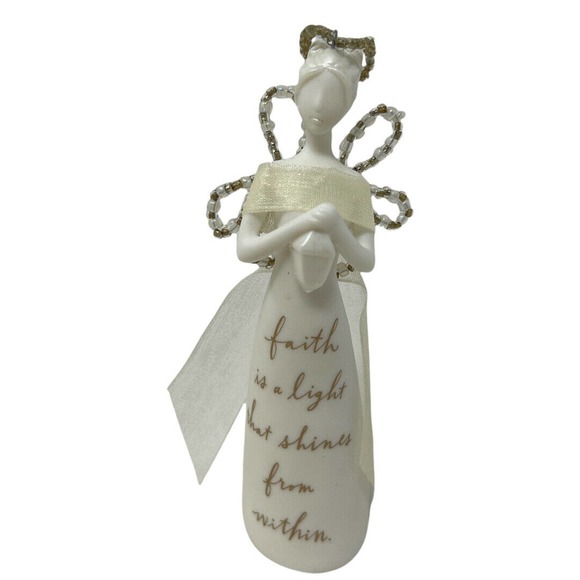 Hallmark Keepsake Christmas Ornament Angel Of Faith Porcelain Inspirational 2007 - Picture 1 of 9